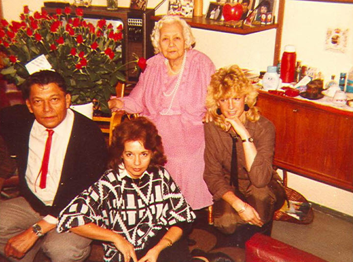 verjaardag (80jaar) met karel, atje en marjo
